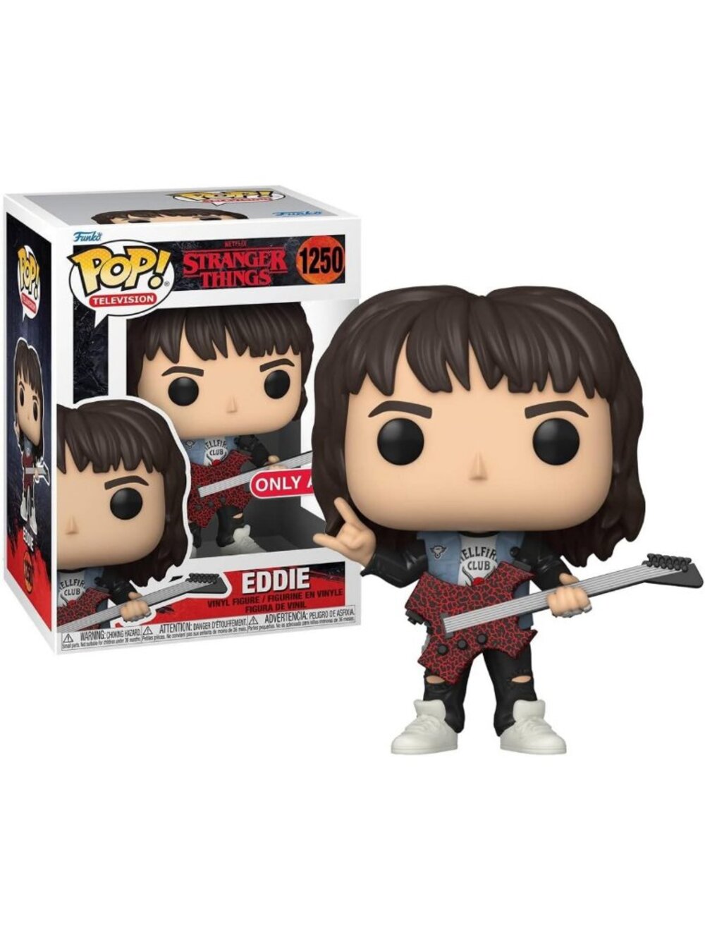 Exclusive Vinyl Figure - Eddie from Stranger Things | Funko Pop Collectible